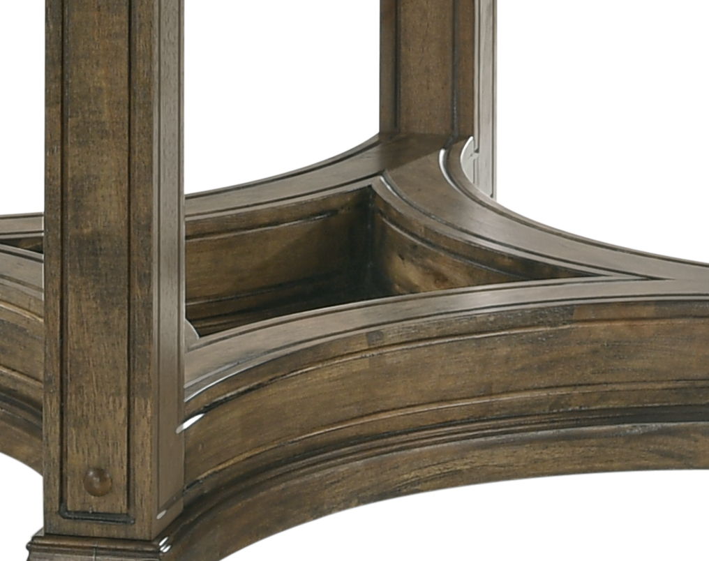 Parfield Weathered Round Dining Table - Oak
