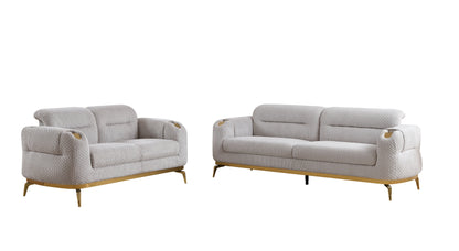 Zoe Modern Style 2PC Living Room Set