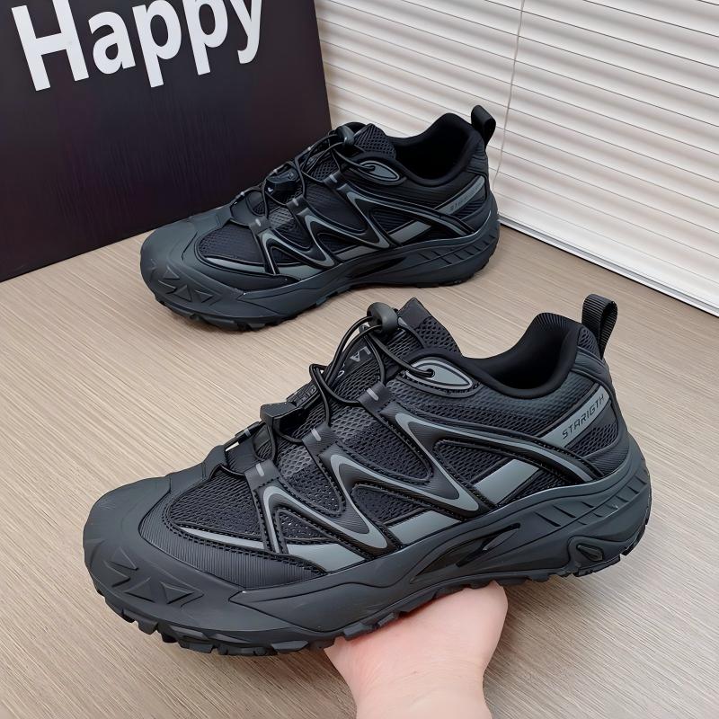 Men's Korean Style Chunky Sneakers, New Summer Trendy Versatile Platform Casual Sports Shoes, Comfort & Wear Resistance