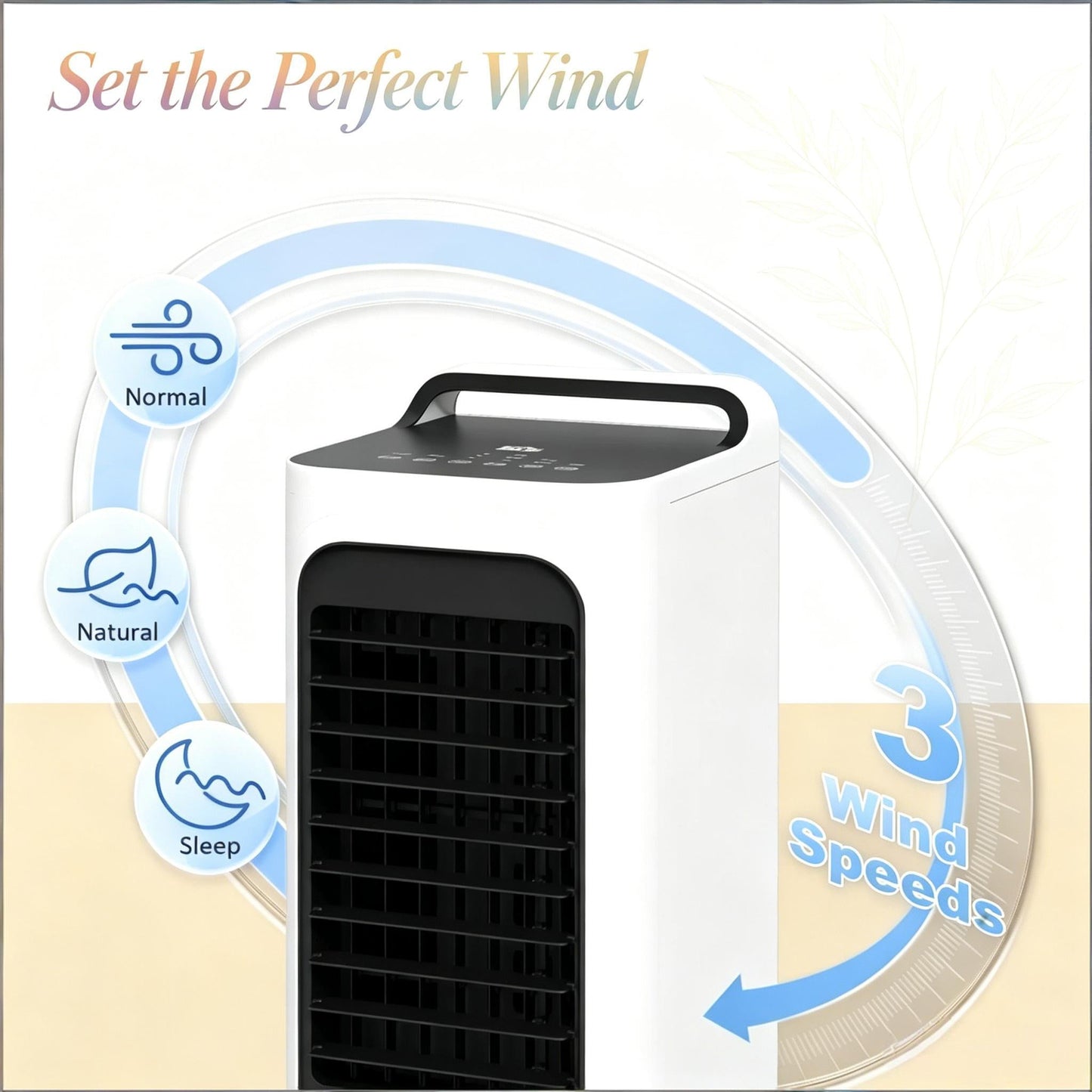 Swamp Cooler Air Conditioner with Three Refreshing Modes