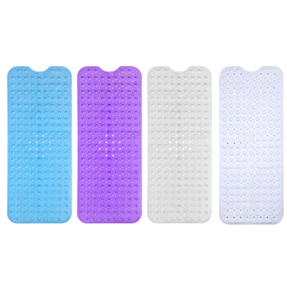 Bath Tub Mat Non-Slip Shower Mat BPA-Free Massage Anti-Bacterial with Suction Cups Washable for Bathroom Kitchen Pool