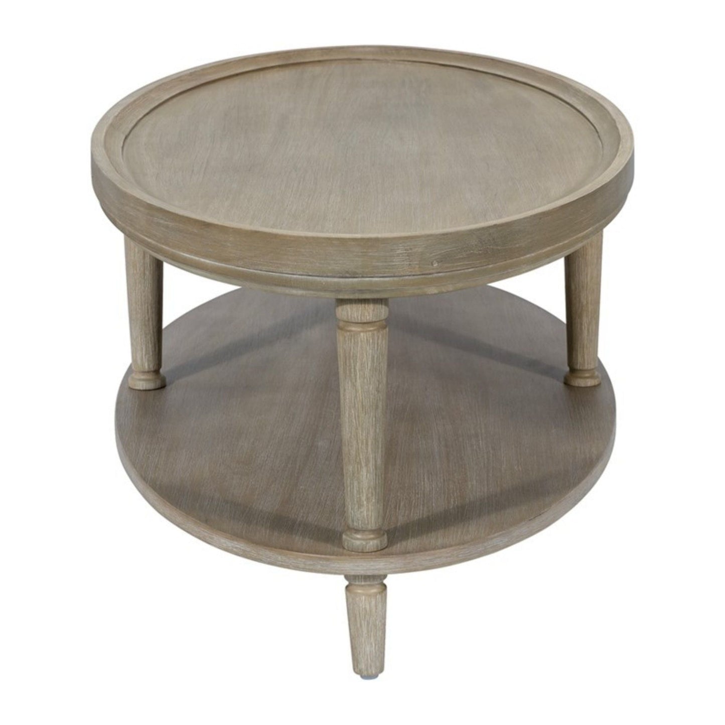 Bedford - Oval Coffee Table With Shelf - Natural