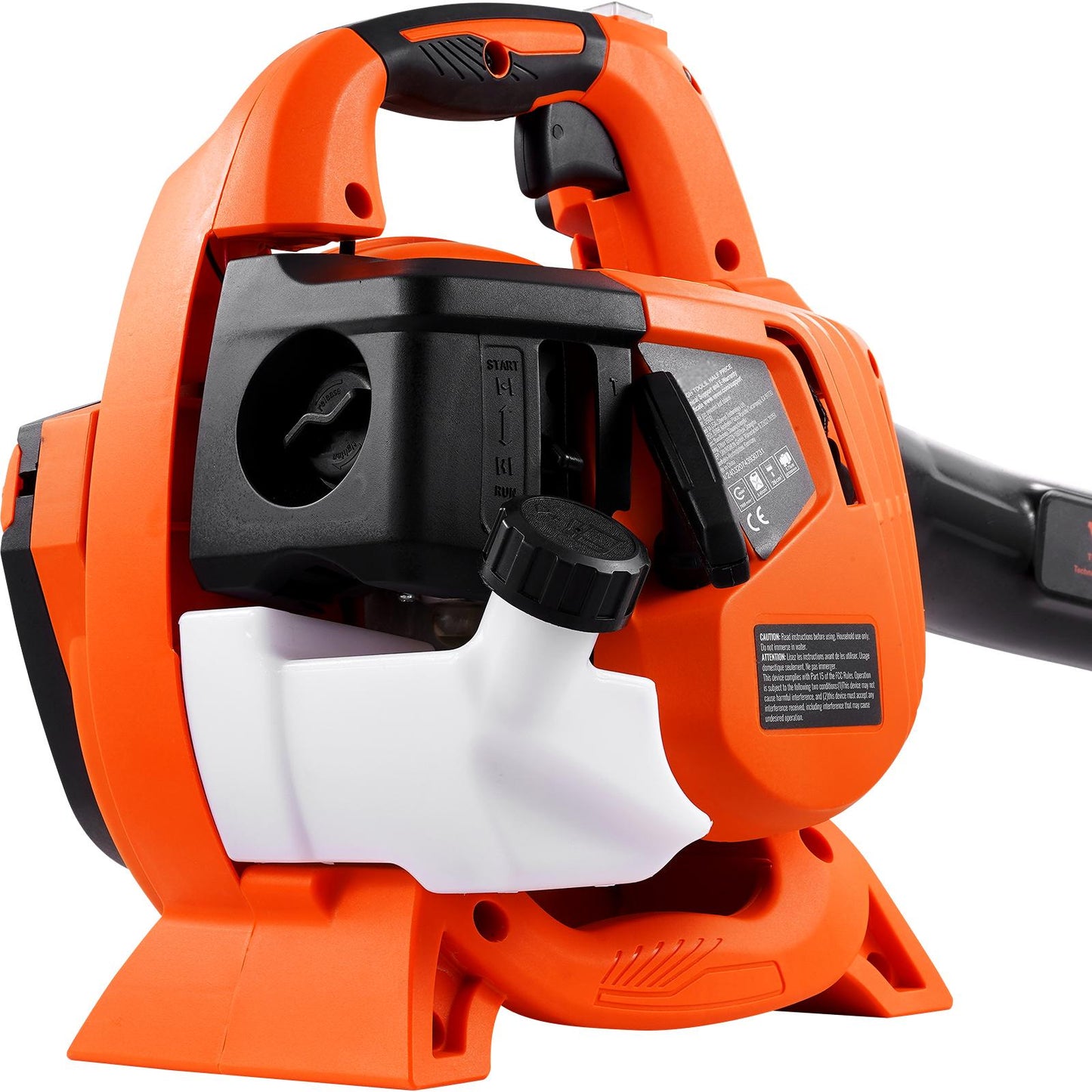 Leaf Blower, 26CC 2-Cycle Handheld with Vacuum and Collection Bag