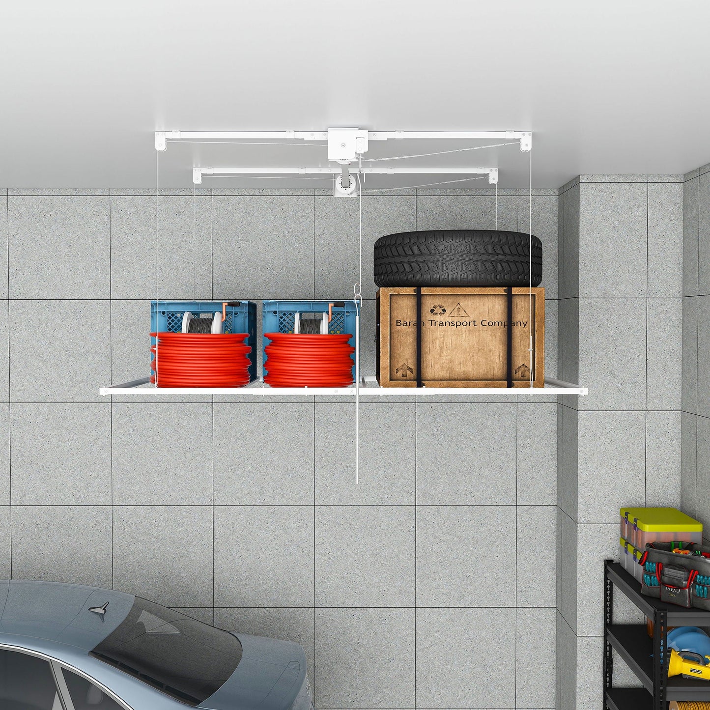 Overhead Garage Storage Rack