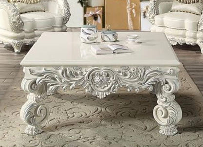 Adara Elegant White Coffee Table