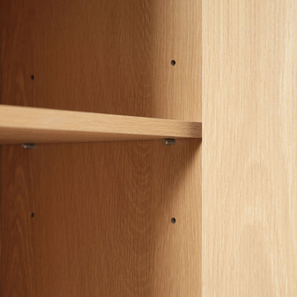 Tall Bathroom Cabinet With 1 Door, 3 Drawers, Open Storage - Wood