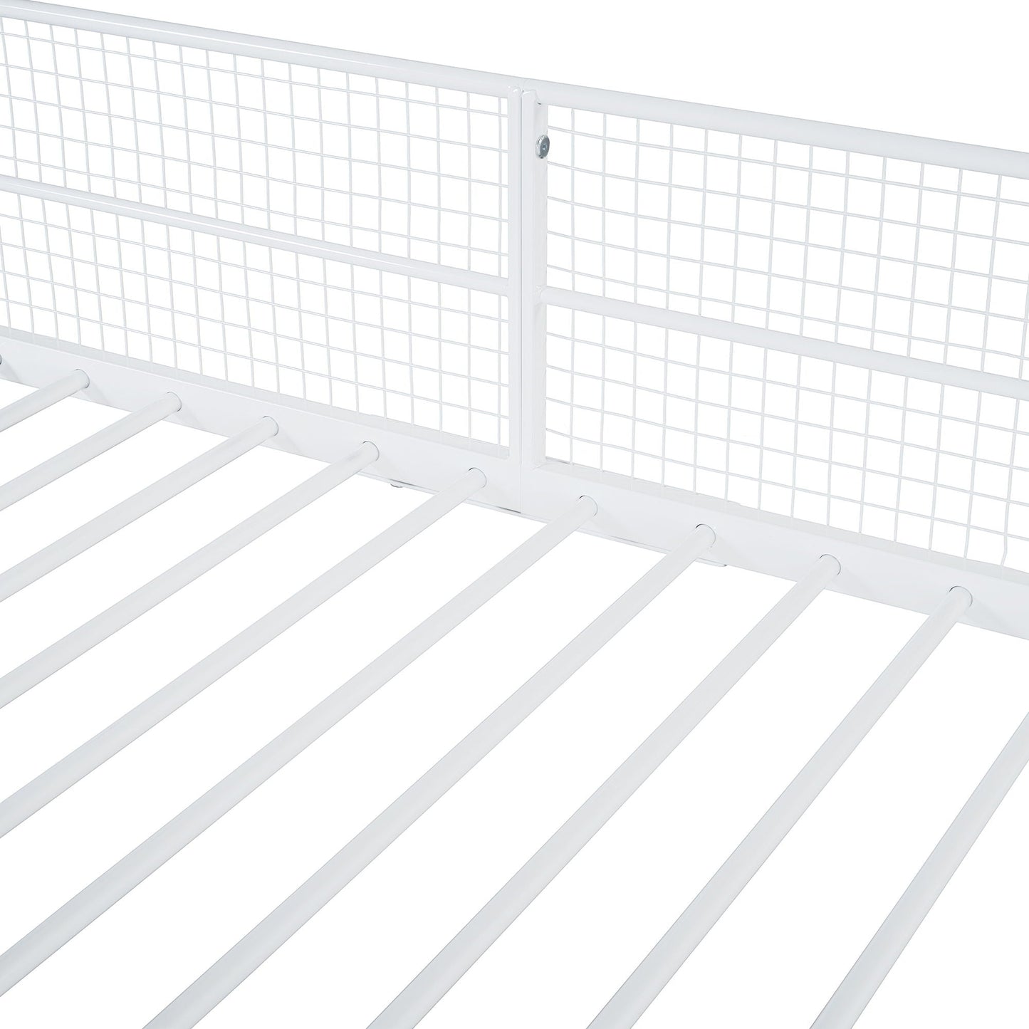 Bunk Bed With 5 Tier Shelves