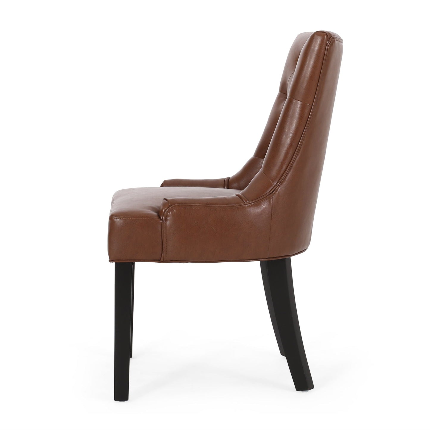 Cheney Contemporary Dining Chair Tufted Upholstery (Set of 2)