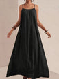 Spaghetti Strap Flowy Maxi Dress
