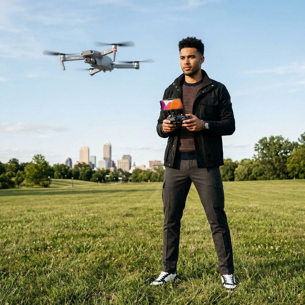 Folding Drone with GPS Positioning and High-Definition Aerial Photography