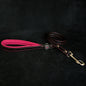 ''Bijou'' leather lead pink