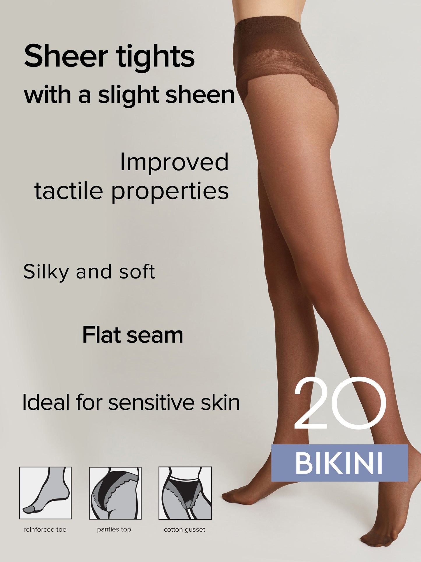 Tights Conte Bikini 20 Den - Ajour Top