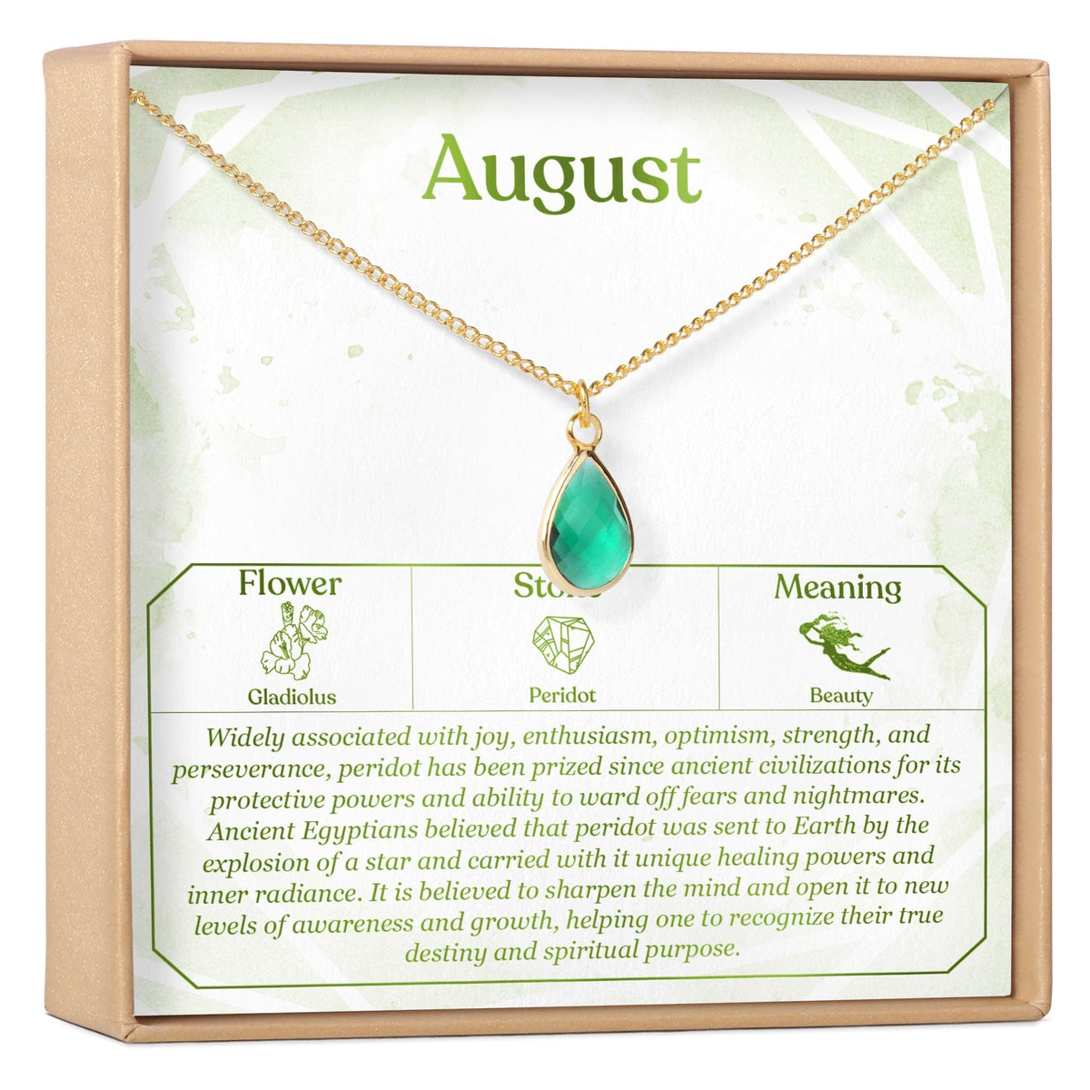 Birthday Birthstone Necklace
