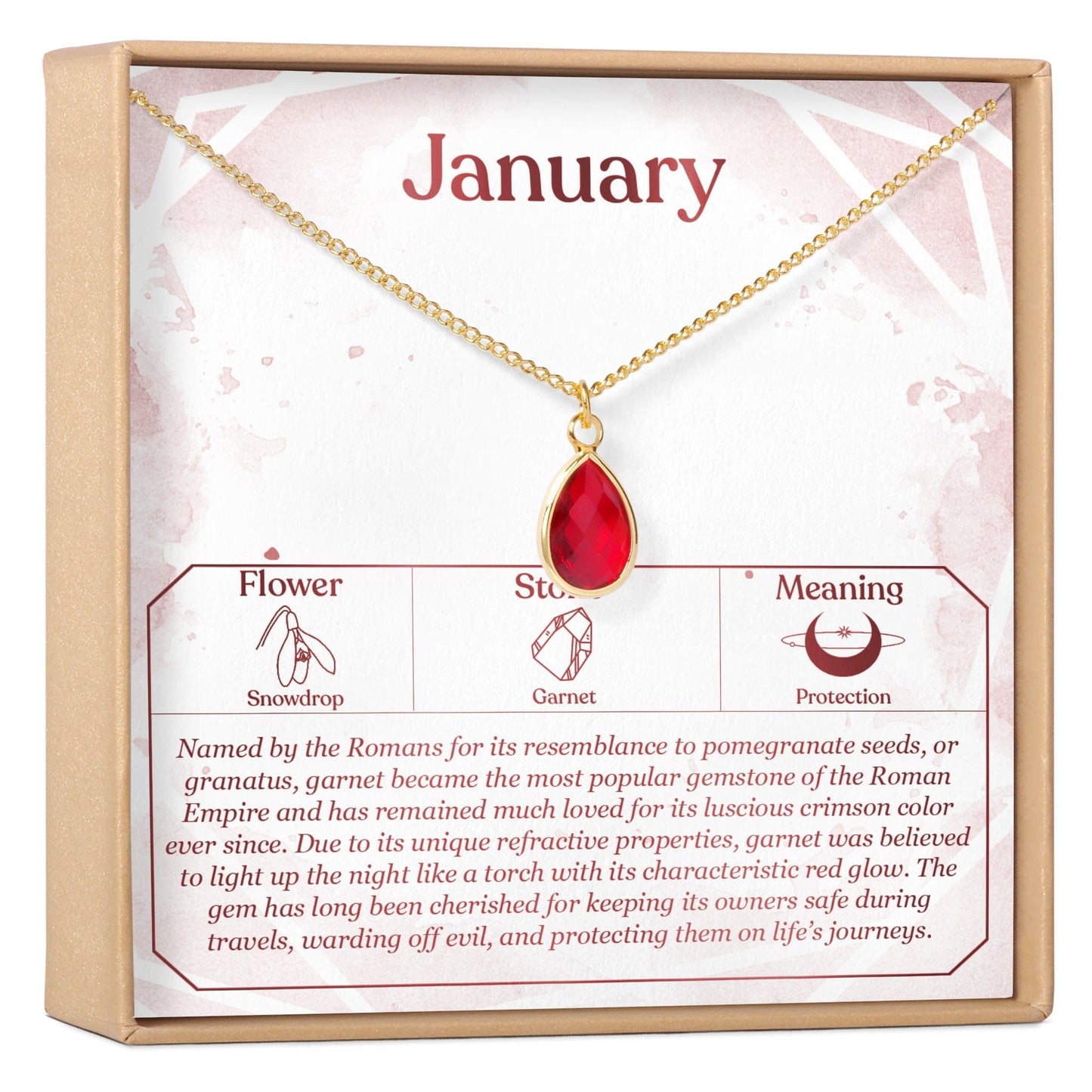 Birthday Birthstone Necklace