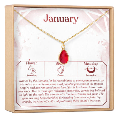 Birthday Birthstone Necklace