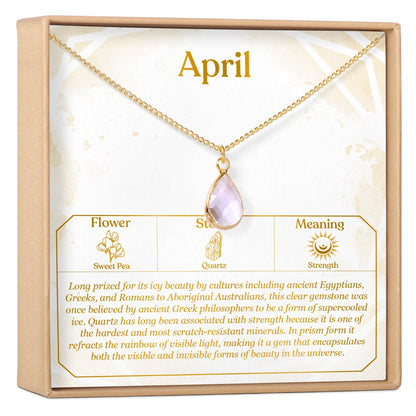 Birthday Birthstone Necklace