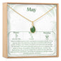 Birthday Birthstone Necklace
