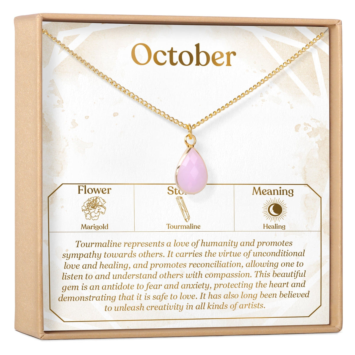 Birthday Birthstone Necklace