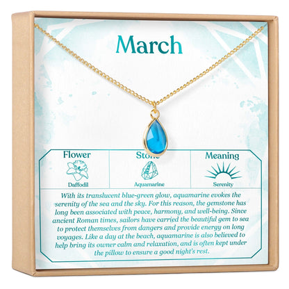 Birthday Birthstone Necklace