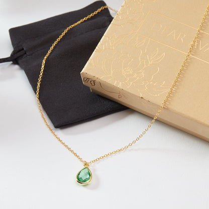 Birthday Birthstone Necklace, Multiple Styles Necklace
