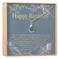 Birthday Birthstone Necklace, Multiple Styles Necklace