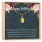 Birthday Birthstone Necklace, Multiple Styles Necklace