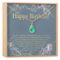 Birthday Birthstone Necklace, Multiple Styles Necklace