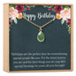 Birthday Birthstone Necklace, Multiple Styles Necklace