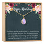 Birthday Birthstone Necklace, Multiple Styles Necklace