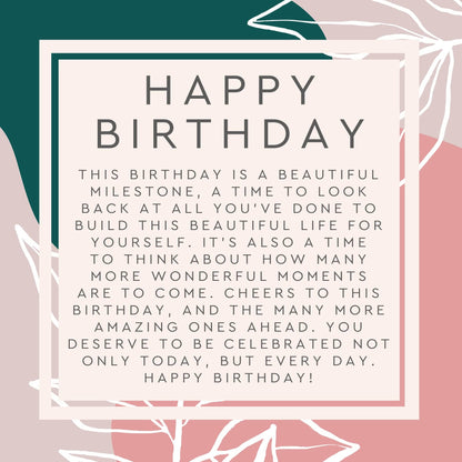 Birthday Spa Gift Box Set