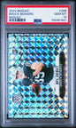 Graded 2024 Panini Mosaic Brock Bowers #286 Mosaic Rookie RC Football Card PSA 10 Gem Mint