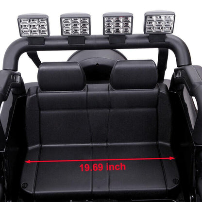 Black 12V Kids Ride-On Car with Parent Remote Control for Safe Play