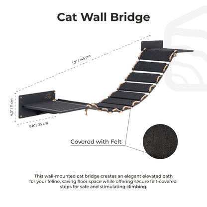 Wall Cat Walk Black