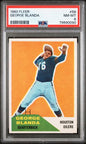 Graded 1960 Fleer George Blanda #58 Football Card PSA 8 NM-MT