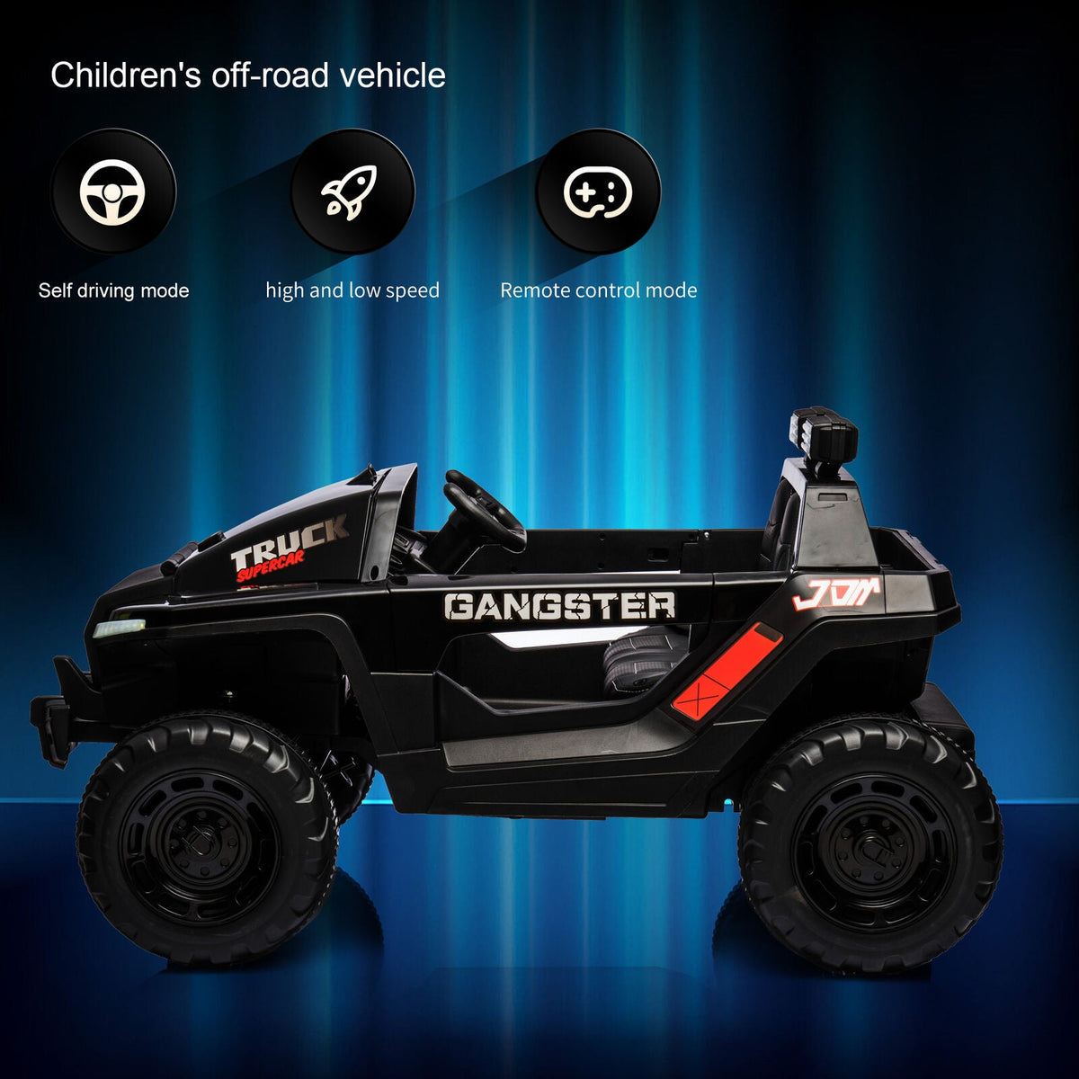 Bluetooth Remote Control Dump Truck Ride-On Toy for Kids - 24V Electric Gift
