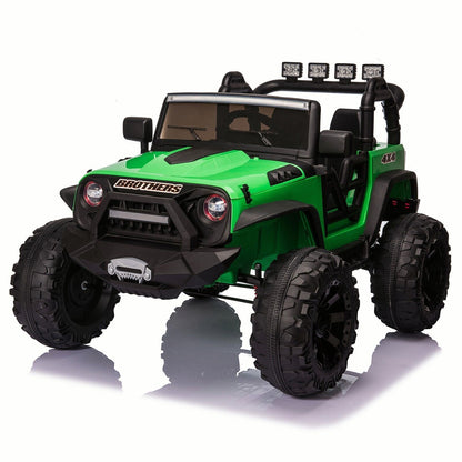 Bluetooth Remote Control Kids Ride On Jeep with 24V Battery and USB Connectivity - Perfect Gift for Young Adventurers