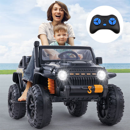 12V Jeep Music Fashion Ride-On Car with Remote Control for Electric Kids