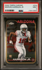 Graded 2024 Topps Chrome Marvin Harrison Jr #204 Rookie RC Football Card PSA 9 Mint