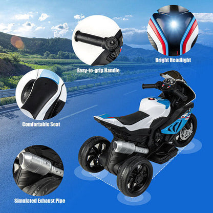 BMW Kids Motorcycle Ride-On Toy for Ages 3-8 - Blue
