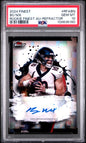 Graded 2024 Topps Finest Bo Nix #RFABNNN Autograph Refractor Rookie RC Football Card PSA 10 Gem Mint