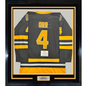 Framed Autographed/Signed Bobby Orr 35x39 "HOF 79" Boston Bruins Black Hockey Jersey Fanatics COA