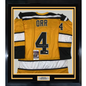 Framed Autographed/Signed Bobby Orr 35x39 Boston Yellow Hockey Jersey JSA & GNR COA