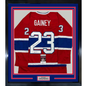Framed Autographed/Signed Bob Gainey 35x39 HOF 1992 Montreal Red Hockey Jersey JSA COA