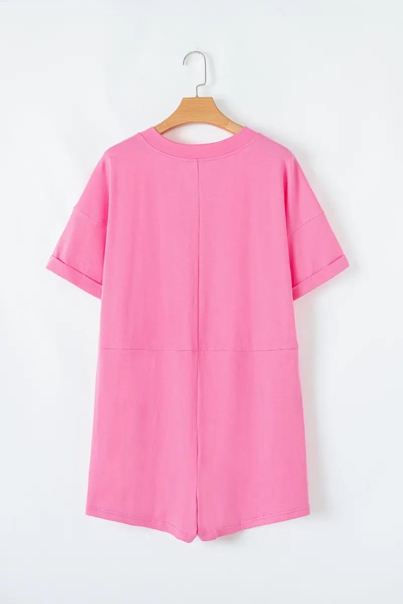 Knit Romper - Soft & Comfy - Casual Summer One-Piece