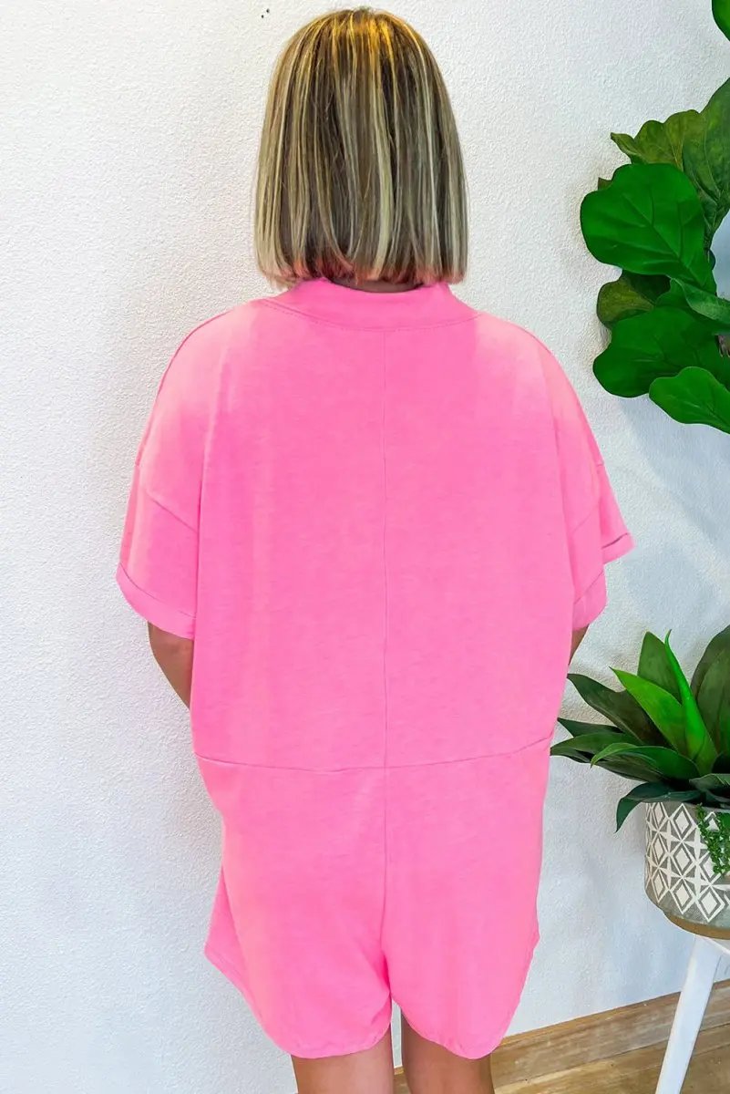 Knit Romper - Soft & Comfy - Casual Summer One-Piece