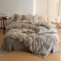 Bonnie Ribbon Bow Tie Floral Bedding Set / Khaki