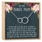 Bonus Mom Double Circles Necklace