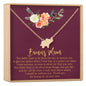 Bonus Mom Elephant Pendant Necklace