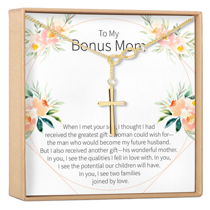 Bonus Mom Necklace, Multiple Styles