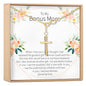 Bonus Mom Necklace, Multiple Styles